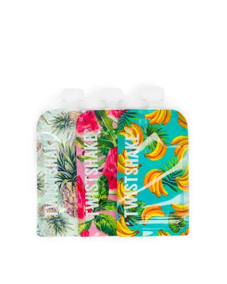 Produktbild von Twistshake 3 x Squeeze Bag 220ml Fruit