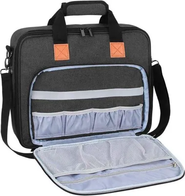 Image de Sac de rangement Famanu pour accessoires de broderie - Noir