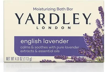 Immagine prodotto di Yardley | Saponetta - Lavanda - 113 g - Lenitiva - Con estratto di lavanda - Cura della pelle sensibile