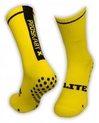 Produktbild von Proskary Elite Fußballsocken mit Antirutsch-Funktion Gelb