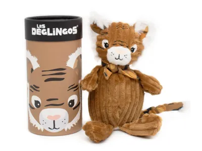 Produktbild von Les Degligos Kleiner Tigerplüsch in Box