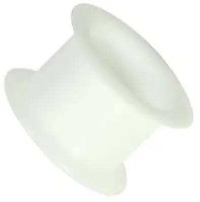 Produktbild von Karisma Ohr Silicon Flesh Flared Tunnel Piercing Weiss VFTF.WH.20mm