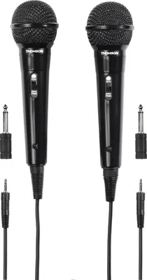Produktbild von M135D Dynamisches Mikrofon, Karaoke, 2er-Pack (00131780)