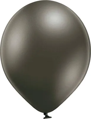 Zdjęcie produktu dla Balon lateksowe D5 Glossy Anthracite grafitowe 12cm, 100 szt.