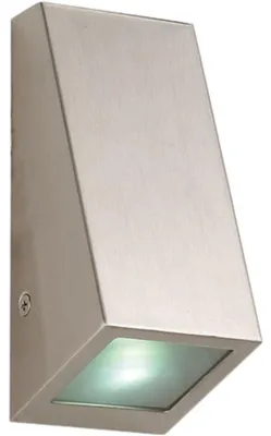 Produktbild von LED, Wandleuchte, Edelstahl, silber, Glas, RGB, Fernbedienung, H 14,5 cm