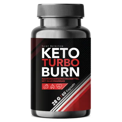 Produktbild von Saint Nutrition® Keto Turbo Burn – schnell аbnehmen – Stoffwеchsel bеschleunigen – Nahrungsergänzungsmittel – аppetithemmer - Gewicht verlieren