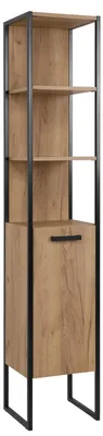 Image de Salle de bain Armoire haute Étagère Meuble de salle de bain Étagères Salle de bain Armoires 35x33x185cm