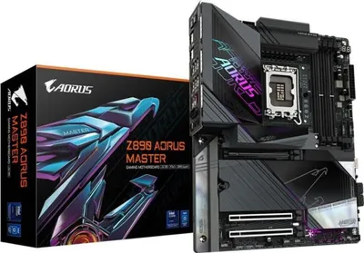 Obrázek produktu pro GIGABYTE Z890 AORUS MASTER, Intel, LGA 1851 (Socket V1), Intel Core Ultra (Series 2), LGA 1851, 256 GB, DDR5-SDRAM