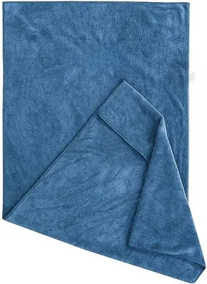 Produktbild von Famanu Fitnesshandtuch - Mikrofaser, schnell trocknend, rutschfest, blau, 95 x 40 cm
