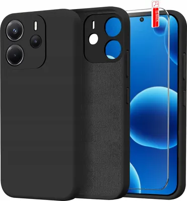 Zdjęcie produktu dla Etui do Xiaomi Redmi Note 14 5G CASE Silicone ELASTYCZNE + Szkło 9H