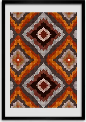 Produktbild von Bild - Bilderrahmen - Foto - 70 cm x 100 cm - MDF - Rahmen - Wandkunst - Retro Hintergrund