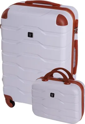 Obrázok produktu pre Cestovný kufor BERTOO Firenze - biely set 2v1 L