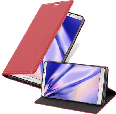 Obrázek produktu pro Cadorabo pouzdro pro Huawei MATE 8 Protective Case in Red Pouzdro na mobil s magnetickým zavíráním