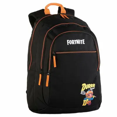 Produktbild von Schulrucksack Fortnite Schwarz 44 x 30 x 20 cm