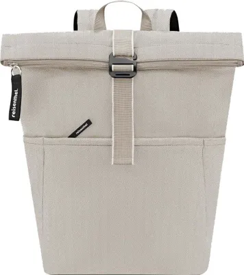 Produktbild von reisenthel rolltop backpack, Rolltop-Rucksack, Herringbone Sand, 22 L, EK6049