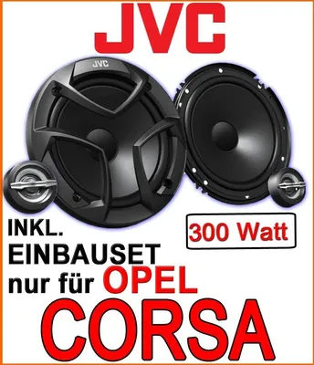 Produktbild von JVC CS-JS600 - 16,5cm Lautsprecher Einbauset passend für Opel Corsa B, C, D - justSOUND
