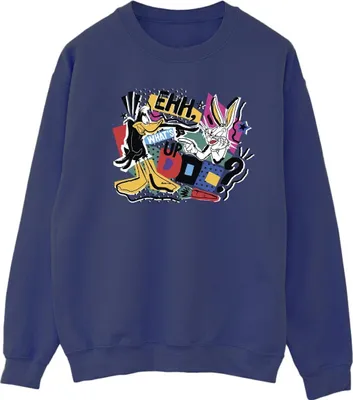 Produktbild von Looney Tunes - "What's Up Doc" Sweatshirt für Damen BI24898 (XXL) (Marineblau)