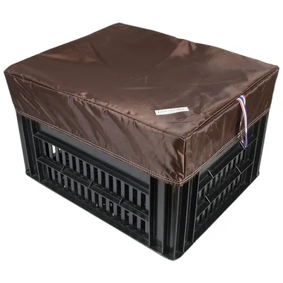 Image de HOOODIE Cache-panier vélo moyen, marron