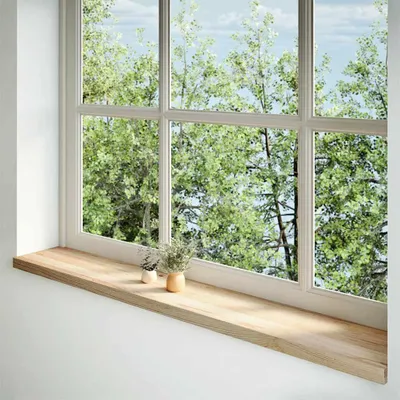 Produktbild von vidaXL Fensterbänke 2 Stk. Unbehandelt 160x30x2 cm Massivholz Eiche