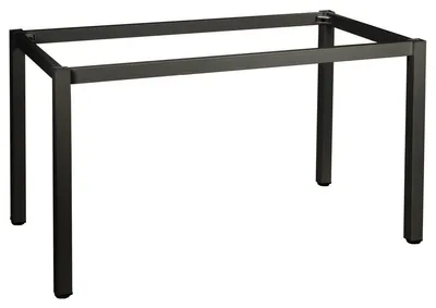 Produktbild von Metallrahmengestell mit quadratischem Bein, NY-A057/K, Bein mit einem Querschnitt von 5x5 cm, Abmessungen 176x76x72,5 cm, Schwarz
