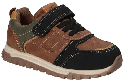 Produktbild von American Club XD180, Kinderschuhe Klettverschluss Leder-Einlegesohle rutschhemmend bequem, Braun 30