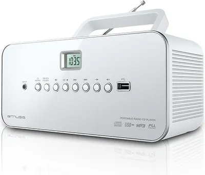 Produktbild von Muse m28 rdw weiß/przenośne radio/odtwarzacz CD/mp3/fm/mw