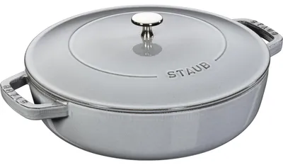 Produktbild von ZWILLING STAUB BRAISERS, Rund, Schwenkpfanne, Grau, Emaille, -20 °C, 240 °C