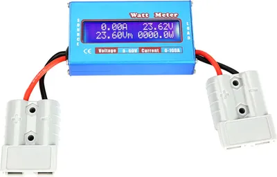 Obrázek produktu pro 0-100A 0-60V Vysoce přesný analyzátor stejnosměrného proudu Watt Volt Amp Energy Meter Analyzer Tool
