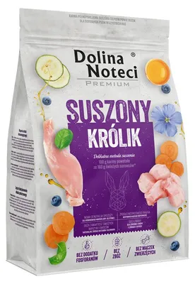 Zdjęcie produktu dla Karma suszona dla psa Dolina Noteci Premium królik 3 kg