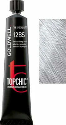 Zdjęcie produktu dla Goldwell Goldw. Topchic TB 12BS ultra bl.beige silver, jasny blond, 60ml