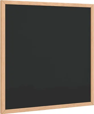 Obrázek produktu pro vidaXL Tabule s rámem z masivního borovicového dřeva černá 40x40 cm