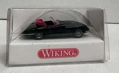 Produktbild von Wiking PKW Jaguar E-Type Cabrio schwarz
