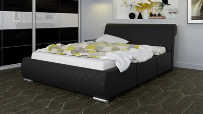 Produktbild von Polsterbett Bett Doppelbett FRANA 180x200cm inkl.Bettkasten