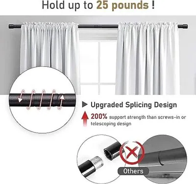 Immagine prodotto di Asta per tenda da doccia extra lunga 76-116 cm
