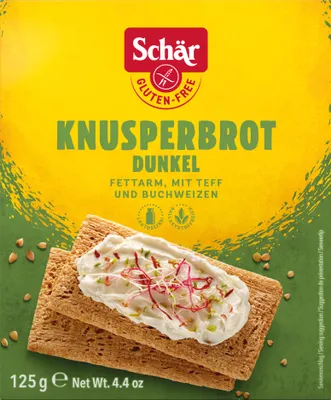 Produktbild von Schär Schär Knusperbrot dunkel 125g