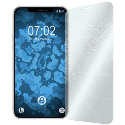 Produktbild von 1er-Pack PhoneNatic Glas-Folie klar kompatibel mit Apple iPhone 12 Pro Max - Panzerglas für iPhone 12 Pro Max
