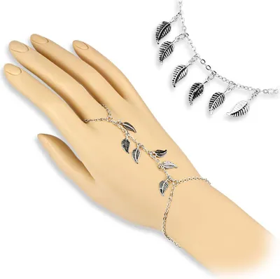 Produktbild von Sklavenarmband: Handkette „Blätter“ Armband