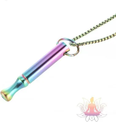 Obrázek produktu pro Nerezový náhrdelník na jógu a meditaci pro relaxaci a duchovní rovnováhu
