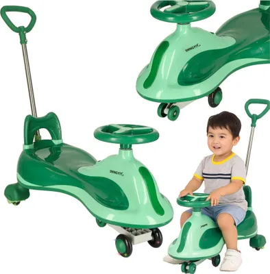 Produktbild von LED Gravity Scooter Ride mit Griff grün