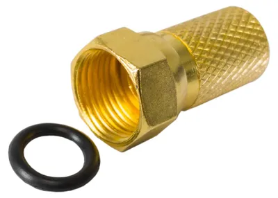Produktbild von PremiumX F-Stecker 7,5mm SAT F-Aufdrehstecker mit Dichtring F-Connector F Type