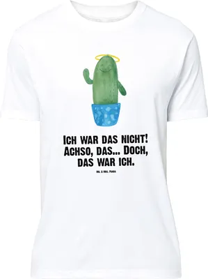 Produktbild von Mr. & Mrs. Panda Größe XL T-Shirt Kaktus Heilig - Weiß - Geschenk, Freundin, Familie, Schwestern, mit Spruch, Heiligenschein, Shirt, Schwester, Tshirt, Kakteen