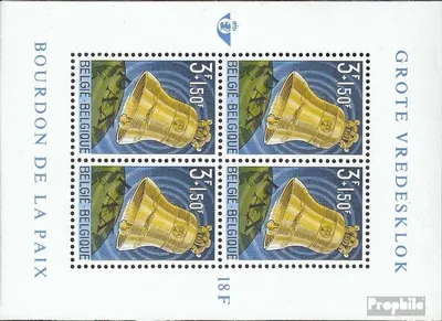 Produktbild von Briefmarken Belgien 1963 Mi Block28 (kompl.Ausg.) postfrisch Friedensglocke
