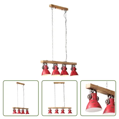 Produktbild von The Living Store Deckenleuchte 25 W Rot 90x24x111 cm E27