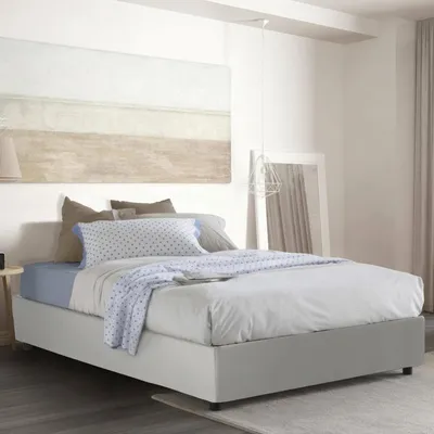 Image de Abul - Lit Double, Blanc, Coffre  Italy