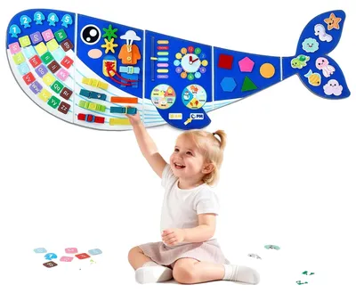 Imagen del producto de Panel de actividades para pared VEVOR, de fieltro, 14 en 1, juguetes educativos Montessori plegables, ideal para viajes, guarderías, aulas, salas de juegos y hogares. Panel sensorial educativo con letras, frutas, verduras y elementos para aprender sobre el tiempo