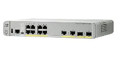 Produktbild von Cisco Catalyst 3560CX-8PT-S - Switch - managed - 10 x 10/100/1000 (PoE+) - Desktop, an Rack montierbar, an DIN-Schiene montierbar, wandmontierbar - PoE+ (146 W)