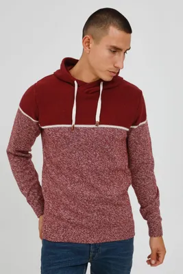 Produktbild von INDICODE IDLynde Herren Strickpullover Feinstrick Pullover mit Kapuze