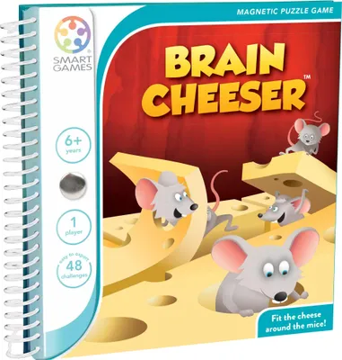 Zdjęcie produktu dla SmartGames Brain Cheeser – magnetyczna gra logiczna zawierająca 48 zadań