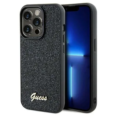 Immagine prodotto di Guess Guhcp14Lpmsdgsk Custodia rigida per Iphone 14 Pro 6.1Czarny/Nero Disco Metal Script