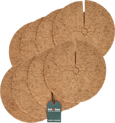Produktbild von KOTARBAU® sada 8 kokosových kotúčov ⌀ 25 cm kotúč z kokosových vlákien